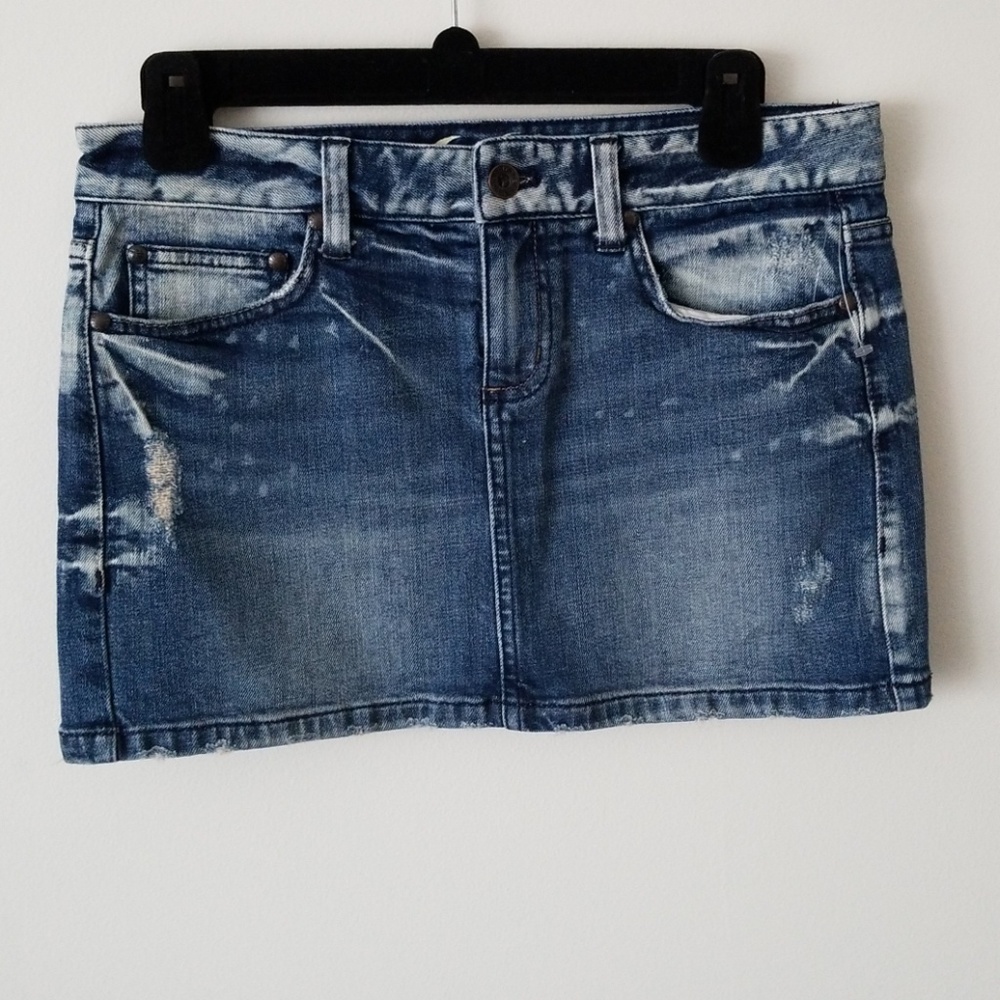 🆕️ Juicy Couture Mini Denim Skirt Size 2